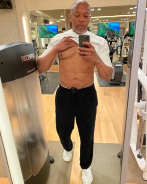 Dr. Dre Instagram - This is my COVID body. I’m about to start getting my shit together. Going in with @willsmith. Let’s Go!!!!