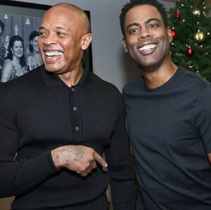 Dr. Dre Instagram - Here with one of my favorites @chrisrock. Happy Holidays!!