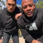 Dr. Dre Instagram - With my Son, growing Young