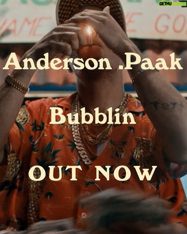 Dr. Dre Instagram - bubblin @anderson._paak