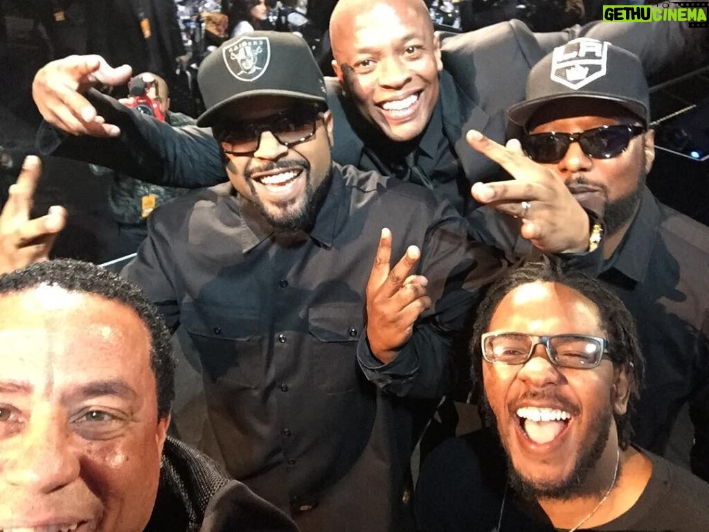 Dr. Dre Instagram - Compton's in the House!! #rockandrollhalloffame Barclay's Center