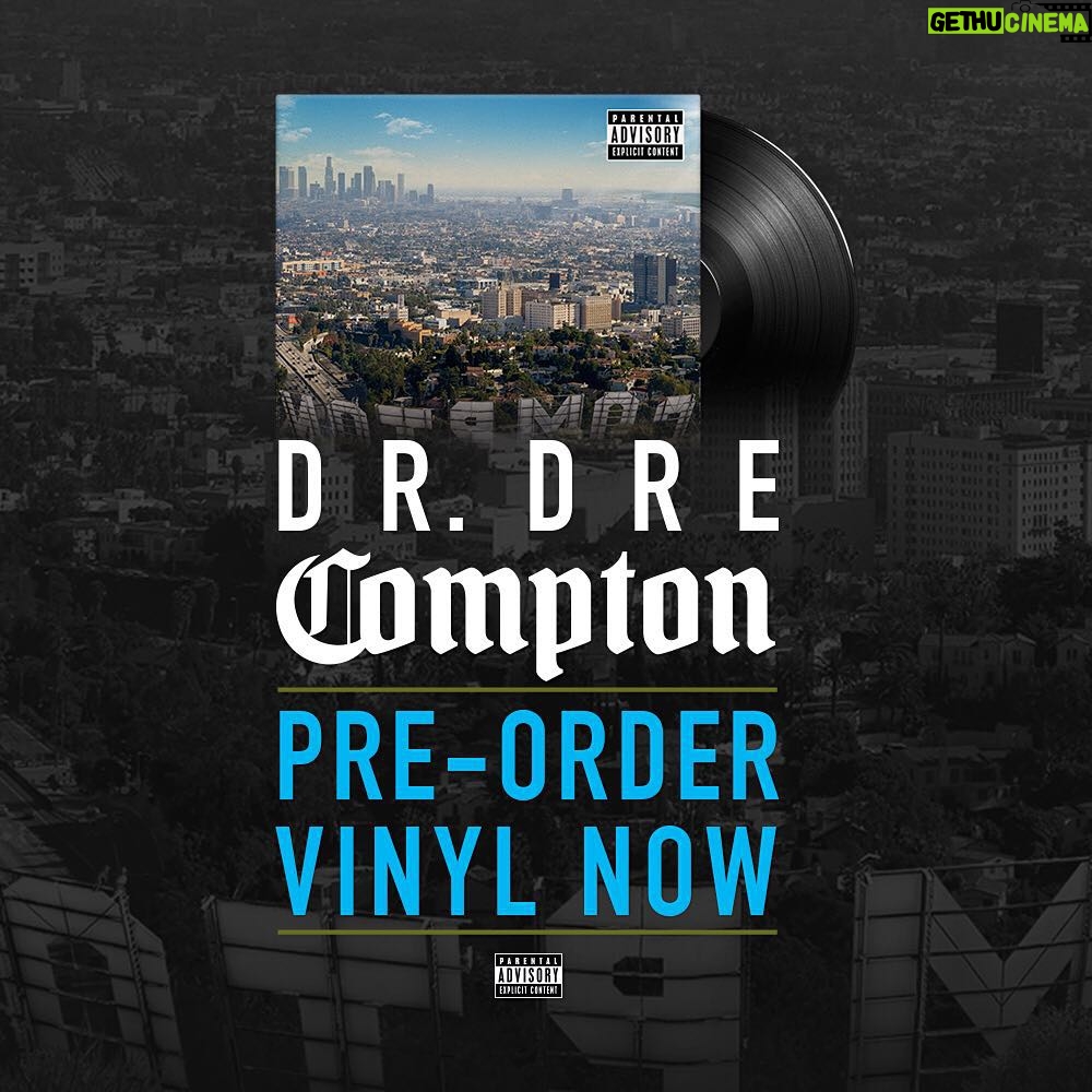 Dr. Dre Instagram - #COMPTON on 180-gram vinyl. Pre-order now. http://smarturl.it/ComptonVinyl