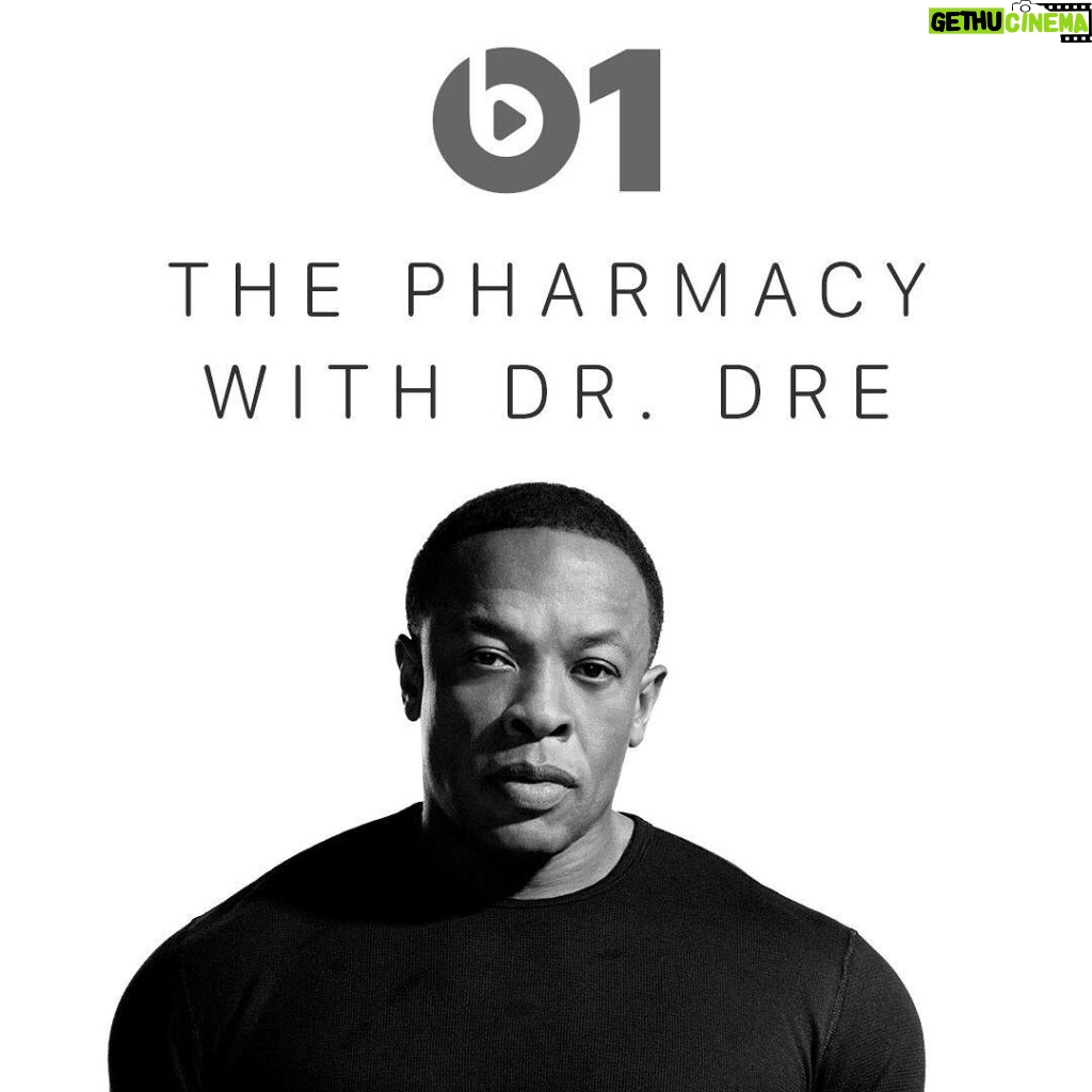 Dr. Dre Instagram - #ThePharmacy debuts now on #Beats1. apple.co/Beats1