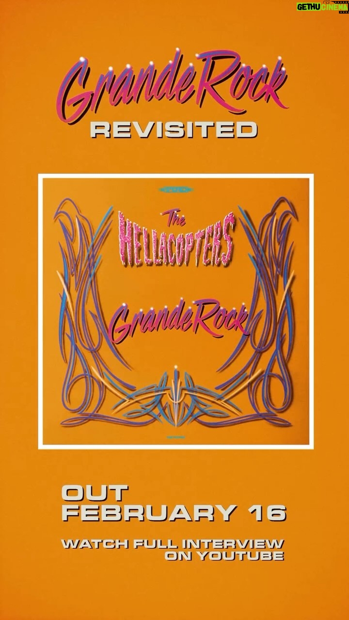 Dregen Instagram - The Hellacopters ”Grande Rock Revisited” out February 16th! ✖️♥️🌩️