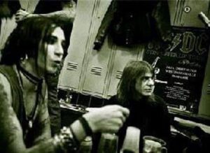 Dregen Instagram - A day late, but Happy Birthday in guitar heaven Malcolm! ✖️💔⚡️