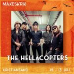 Dregen Instagram - Repost from @thehellacopters Norway! See you in July at @maakeskrik Festival! 🇳🇴🌩️