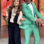 Drew Barrymore Instagram – We really tried to do your beautiful dance @victoriabeckham @davidbeckham but it turned into this… @ericfuckingandre @thedrewbarrymoreshow