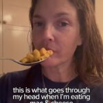 Drew Barrymore Instagram – mac & cheese, I love you.