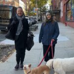 Drew Barrymore Instagram - Walking to work with you and our dogs is my favorite way to start the day! @helloross @thedrewbarrymoreshow