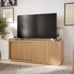 Drew Barrymore Instagram – Guess what’s hitting @walmart’s shelves 🤭 Our Fluted TV Stand is now available to shop in store, and we have a feeling it may go fast! Available now for $158 ✨