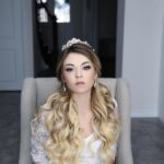 Drew Catherine Instagram - A fun bridal glamour look with @katerinarapoportinc ! She did the amazing hair & make up, as well as the photos! Super talented woman! Should I do more looks like this ? Do you prefer my natural / no make up looks? Nails by @ann_hardrocknails Hair by @bellamihair #bridal#glam