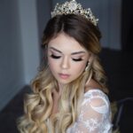 Drew Catherine Instagram - A fun bridal glamour look with @katerinarapoportinc ! She did the amazing hair & make up, as well as the photos! Super talented woman! Should I do more looks like this ? Do you prefer my natural / no make up looks? Nails by @ann_hardrocknails Hair by @bellamihair #bridal#glam