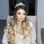 Drew Catherine Instagram - A fun bridal glamour look with @katerinarapoportinc ! She did the amazing hair & make up, as well as the photos! Super talented woman! Should I do more looks like this ? Do you prefer my natural / no make up looks? Nails by @ann_hardrocknails Hair by @bellamihair #bridal#glam