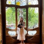 Drew Catherine Instagram - Enamoured by the incredible Casa Batlló designed by Antonio Gaudi! I’ve never seen such a whimsical, beautiful home. I can only imagine what growing up here as a child would’ve felt like with the impression of magic, surrealism and the sea surrounding you every day. Barcelona, Spain