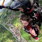 Drew Catherine Instagram - Sky high 🏔️🪂 Interlaken, Switzerland