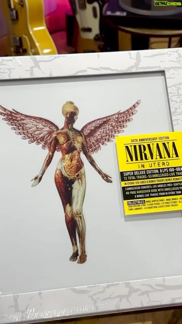Dug One - 1.3K Likes - A peek into the box set we designed for Nirvana - In Utero 30th Anniversary. Video: @udiscovermusic