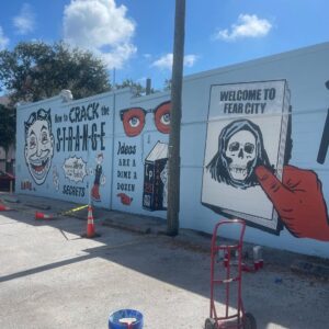 Dug One Instagram - Rolled through @shineonstpete the last couple days. Got to hang with old and new friends. 🍺 Put a lick of new paint on our old mural of ours. I would like to thank @michelletannu @palehorse @shineonstpete for always being pro! You guys kill it every year. But the MVP of the week is definitely @parksandrealization Thank you for being a beast! Till next time! ☀️ 🌴 🎨 We didn’t get to see every wall and most were not finish before I split. Peep the process flicks from some of the masters at work. @imagine876 @ben_johnston @james_bullough @123klan ✌🏼