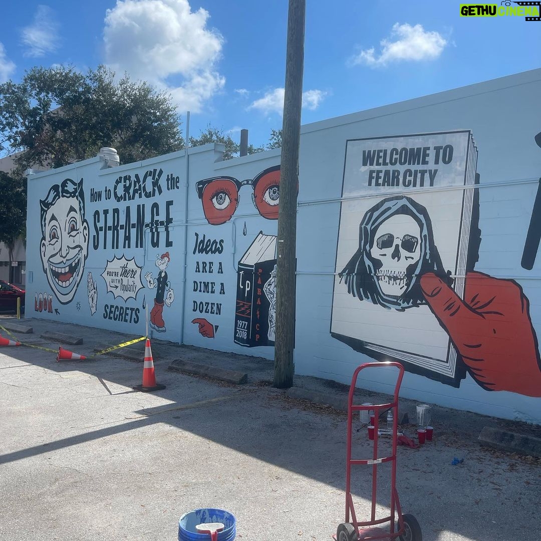 Dug One - 857 Likes - Rolled through @shineonstpete the last couple days. Got to hang with old and new friends. 🍺 Put a lick of new paint on our old mural of ours. I would like to thank @michelletannu @palehorse @shineonstpete for always being pro! You guys kill it every year. But the MVP of the week is definitely @parksandrealization Thank you for being a beast! Till next time! ☀️ 🌴 🎨 We didn’t get to see every wall and most were not finish before I split. Peep the process flicks from some of the masters at work. @imagine876 @ben_johnston @james_bullough @123klan ✌🏼