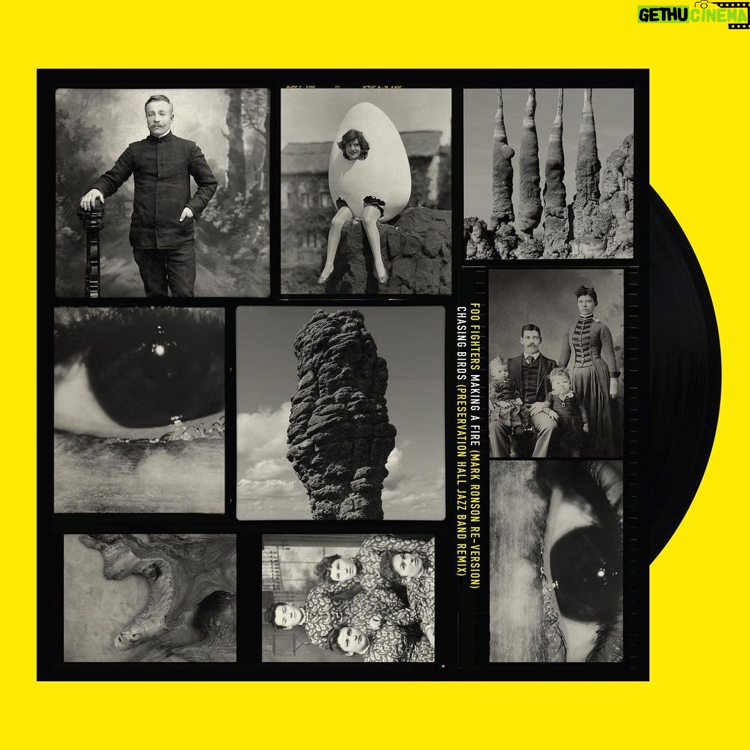 Dug One Instagram - @foofighters Making A Fire, Chasing Birds 7 Inch we designed for @recordstoredayus