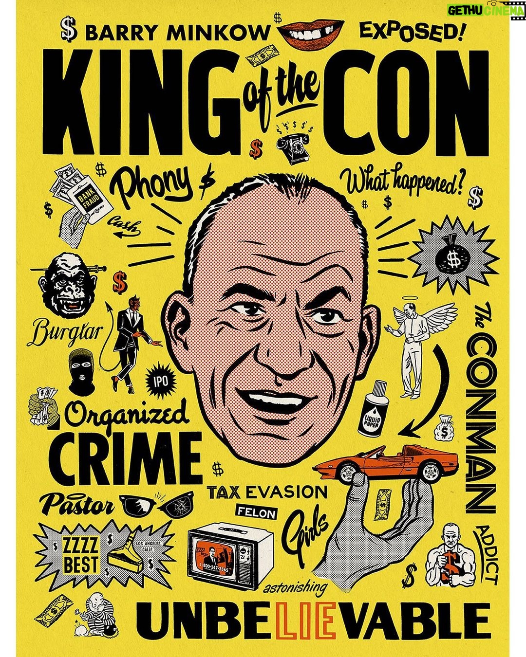 Dug One - 0.9K Likes - King of the Con! The Barry Minkow story. We created these visual assets in our trademark style for @discoveryplus new series!
