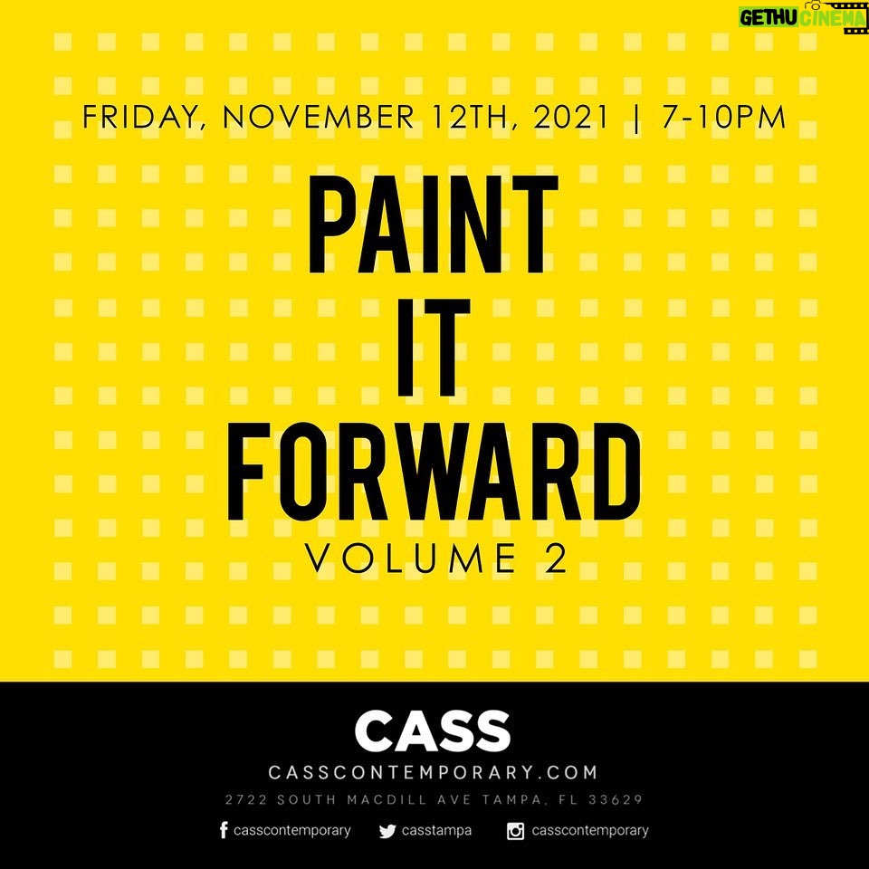Dug One Instagram - TONIGHT!!/// CASS selected 11 established artists, who each chose an emerging artist to partner with for Paint it Forward. Each artist pair will create pieces for the exhibit and display the works side by side. CASS Contemporary