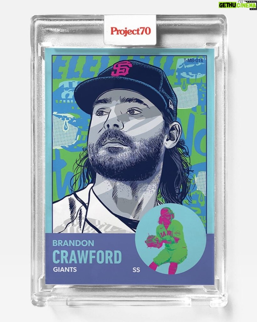 Dug One Instagram - Topps Project70 Card #656 // 1963 Brandon Crawford @toppsproject70 @therealbcraw35 @topps available at Topps.com for the next 70 hours #mbtopps70 Oracle Park