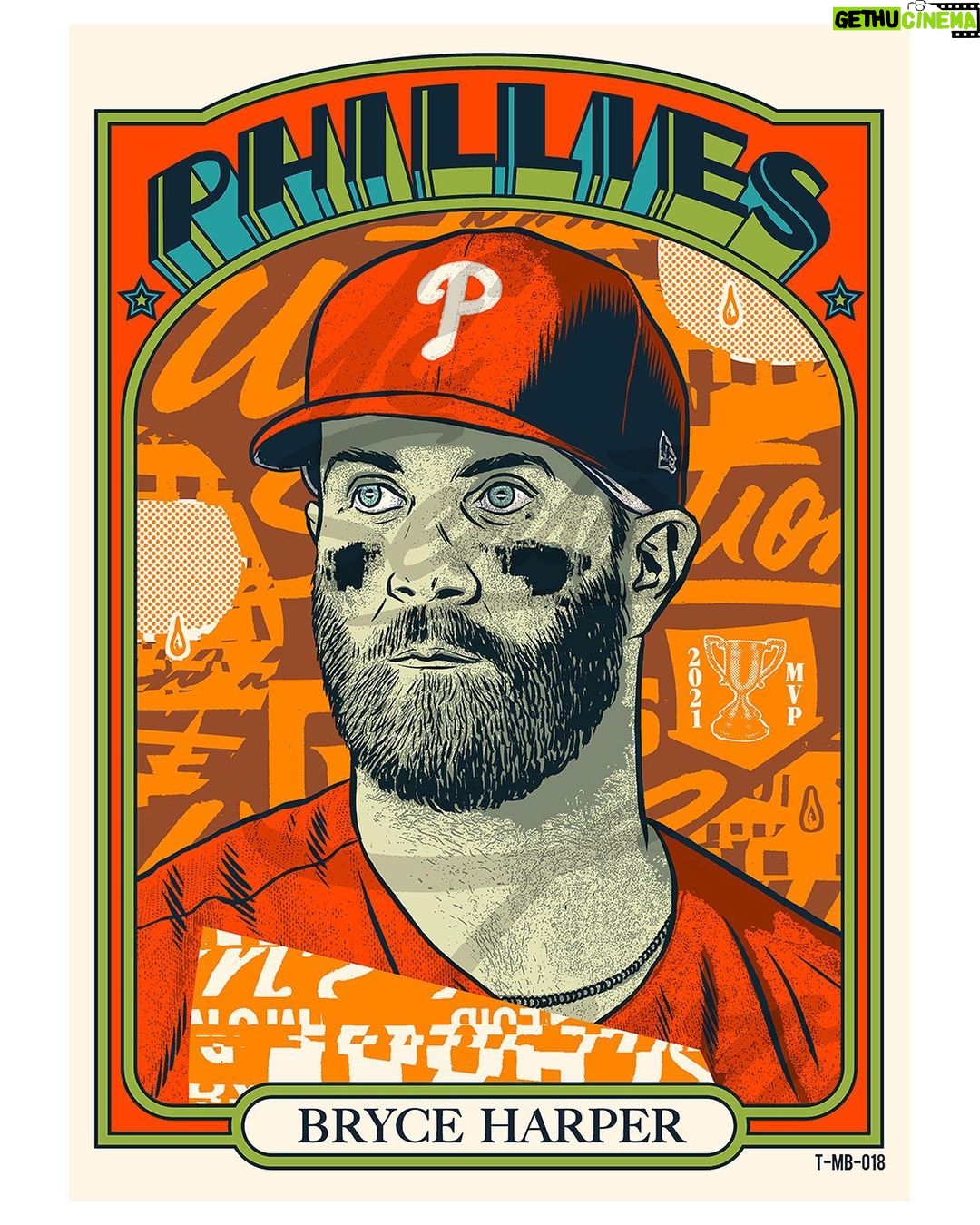 Dug One Instagram - Topps Project70 Card #847 // 1972 Bryce Harper @toppsproject70 @bryceharper3 @topps available at Topps.com for the next 70 hours #mbtopps70
