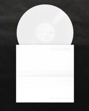 Dug One Instagram - It’s always an honor to work with @foofighters This is the design for their latest album “But Here We Are”. Definitely a new turn for us as we explored minimalism and new techniques printing white on white.