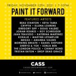 Dug One Instagram - TONIGHT!!/// CASS selected 11 established artists, who each chose an emerging artist to partner with for Paint it Forward. Each artist pair will create pieces for the exhibit and display the works side by side. CASS Contemporary