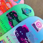 Dug One Instagram - Pro Model skateboard decks we rocked for @darkstarskate called “The New Normal” 🕒 👁 💧🌍 Planet Earth