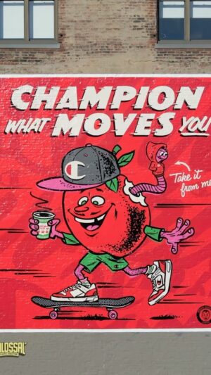 Dug One Instagram - This one’s for the coffee cruisers and the heel bruisers. Morning Breath, Inc. x Champion in NYC. #alwayshandpaint