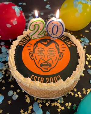 Dug One Instagram - 20 years ago we started a journey, a partnership, a way of life for ourselves. After years of collaborating we made it official on Oct, 07 2002. Morning Breath, Inc, was born. We didn’t have any deep thought out plan, it was just a bit more than a wim, a dream of creating art for a living. A company name, check. A space to work, check. A business bank account, check! and we were off to the races. We could have never imagined that we would be doing this for as long. Steadily riding the ups and downs of this field, Enjoying the many accolades we’ve been fortunate to receive as well as stressing during the lean times. We are forever grateful for all those who have supported us along the way, and have helped to keep our relevance. Here’s to another 20 years! 
-Doug & Jason