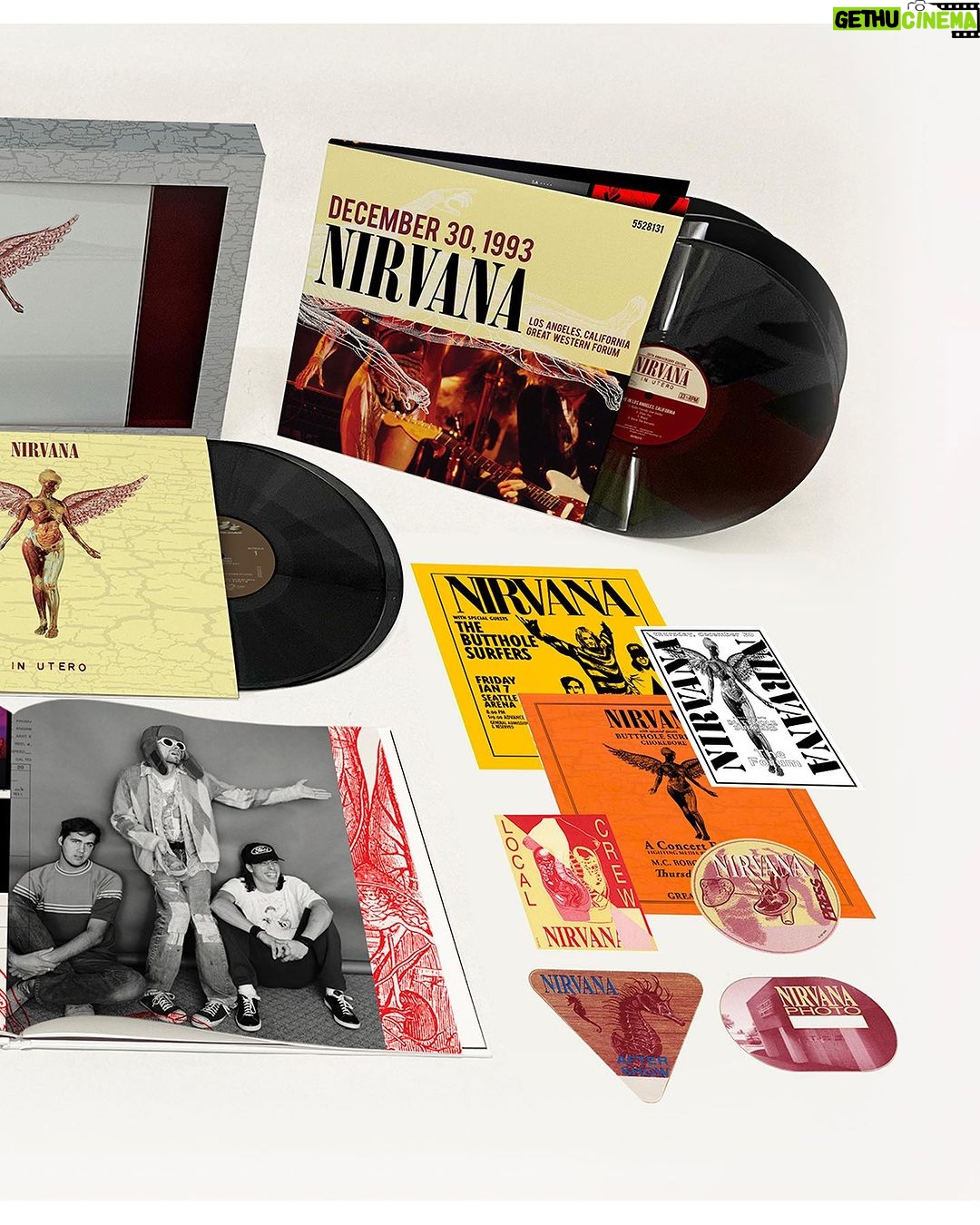 Dug One - 1.7K Likes - Honored once again to be commissioned to Art Direct & Design a Anniversary Box Set for Nirvana. The 30th Anniversary for In Utero was a dream project for us. Being able to bring some of our vision and aesthetic into a classic album of our generation was a blast!