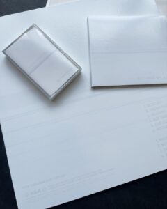 Dug One Instagram - It’s always an honor to work with @foofighters This is the design for their latest album “But Here We Are”. Definitely a new turn for us as we explored minimalism and new techniques printing white on white.