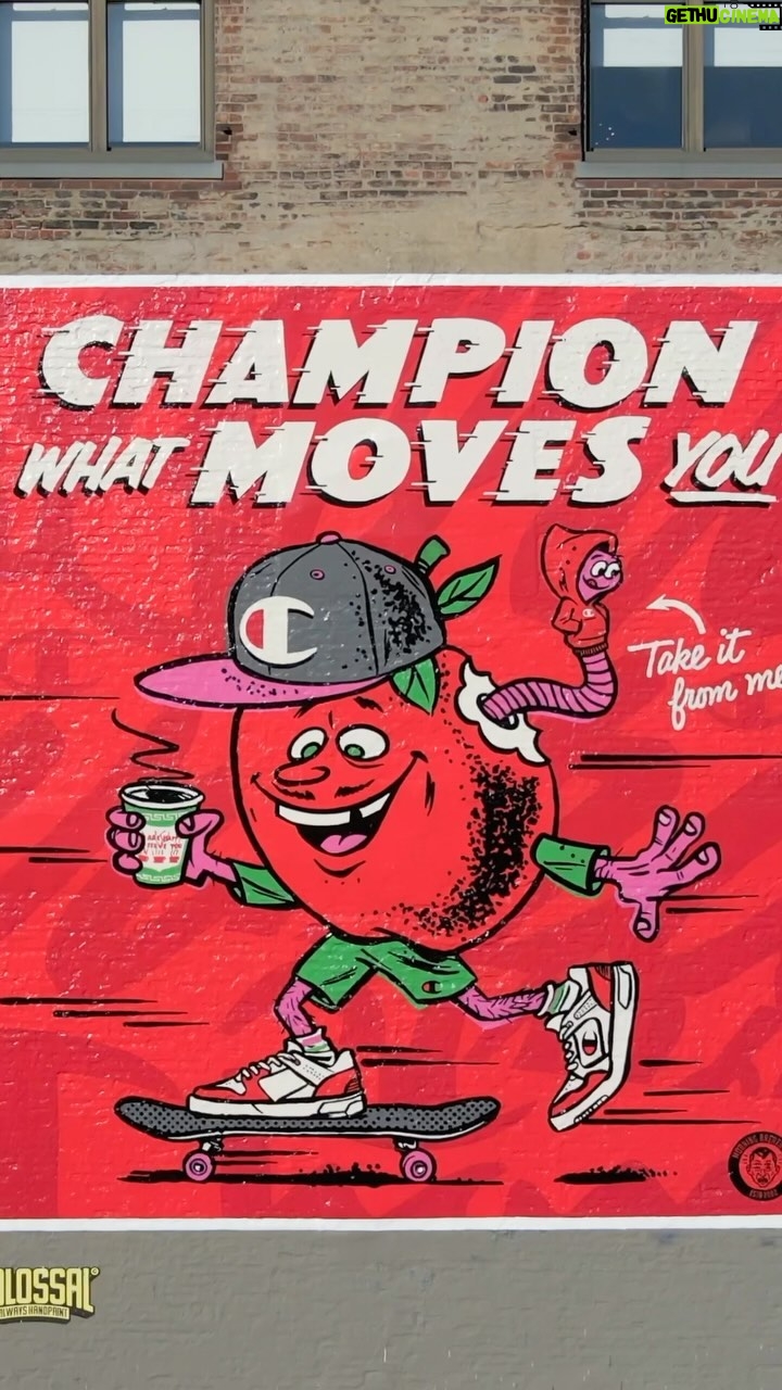 Dug One - 1K Likes - This one’s for the coffee cruisers and the heel bruisers. Morning Breath, Inc. x Champion in NYC. #alwayshandpaint