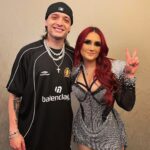 Dulce María Instagram - Esta noche nos pusimos rebeldes y bélicos !! 🤩🔥😀 @pesopluma 🙌🏼❤️‍🔥