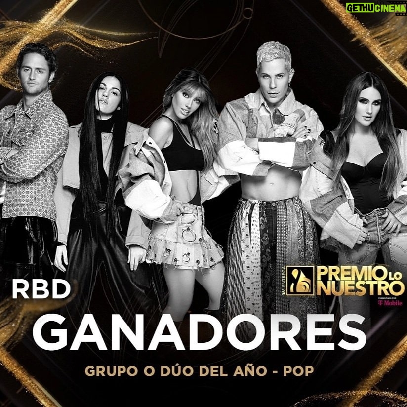 Dulce Marรญa Instagram - Gracias !!๐๐ผโค๏ธ๐ถ๐๐ป @premiolonuestro #generacionrebelde โค๏ธ๐๐ผ