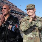 Dwayne Johnson Instagram – I was very moved by this moment, when our Chaplain led over 100,000 of us in prayer. 

You could feel the mana in the air. 

Moment of gratitude. 
Lifetime of loyalty. 

Thank you General Randy George of our U.S. Army and all of our military men, women and their families for your service — I’m grateful to the core. 

Always good to see you, General. 

With great respect and I’ll see everyone down the road. 

Rock