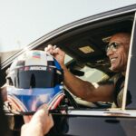 Dwayne Johnson Instagram – Not sure who’s helmet I signed, as my guy here came running up to my truck – but whoever this helmet belongs to – this is the first @nascar one I’ve ever signed so maybe it’s worth a lil’ sumthin’? 
Cup of coffee maybe? 😉 ☕️ 

#daytona500 
#grandmarshal 

📸• @thisisamandaw