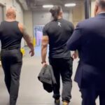 Dwayne Johnson Instagram - Hear the rumble Hear the rumble Run for dem life, when we step into the jungle You fucked around and found out quick, didn’t you boy? You, your little friends and all your crybabies have no idea what’s coming. The world’s on notice. ~ People’s Champ + Tribal Chief #KillersInTheJungle #Bloodline #WrestleMania @wwe @tkogrp @romanreigns
