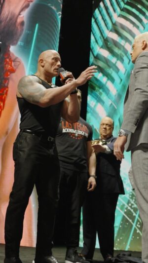 Dwayne Johnson Instagram - I was born into this crazy world and I love every second of it. 
It’s been decades since pro wrestling has been buzzing like this for WRESTLEMANIA and this has become rare air that we’re all breathing, and it’s very fucking cool & exciting for us, as wrestlers, our company and most importantly - all our fans. 

Your hero fucked around and he found out quick what happens when you talk about our family with disrespect. 

Lines crossed and blurred - bring it. 

We don’t toe the mark for no one. 

Road to Wrestlemania begins…

~ people’s champ ♟️🎤🥃
#longgamer #codycrybabies #killersinthejungle 
@wwe @tkogrp @romanreigns