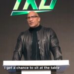 Dwayne Johnson Instagram - My honor to join @TKOGrp Board of Directors (who owns @wwe & @ufc) An historic day of big business with deep and personal “life comes full circle” significance for me. I have the privilege now to sit at the table, that my grandfather and my dad helped to build. Now the fun part - we go to work. We build. Thank you to my TKO/WWE partners- Ari Emanuel Mark Shapiro Nick Khan Paul “Triple H” Levesque #peopleschamp