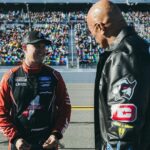 Dwayne Johnson Instagram - Great to meet the boys before they started kicking ass on that track 🫱🏼‍🫲🏾🏁 These @nascar drivers work their asses off and get pulled in a million different directions- I saw it up close and 💯 understand the push and pull energy they deal with. Much respect to these boys & their teams ☝🏾 #greatamericanrace #daytona500 @jimmiejohnson @rowdybusch @jhnemechek @davidlragan @rosschastain @ryanblaney10 @ryanpreece_ 📸: @thisisamandaw