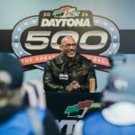 Dwayne Johnson Instagram - Sunday press conference - pre race 🏁🏎️ Thank you to all the members of the press for the great questions and fun hang. We’ll do it again and see ya down the road. @daytona @nascar #grandmarshal #peopleschamp