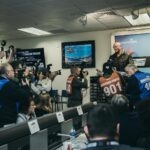 Dwayne Johnson Instagram - Sunday press conference - pre race 🏁🏎️ Thank you to all the members of the press for the great questions and fun hang. We’ll do it again and see ya down the road. @daytona @nascar #grandmarshal #peopleschamp