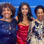Eboni K. Williams Instagram - America the Beautiful ✨🇺🇸🖤 ⁣⁣ ⁣ ⁣ Hair: @kisha__marie MUA: @zoerayartistry Gown: @ralphlauren Stylist: @courtneyfuglein ⁣ #WHCD #BlackAmericanPatriot #BetOnBlack #Chapter5Entitled #TheGrio #BlackOwnership #WeAreTheTable