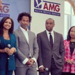 Eboni K. Williams Instagram - Vibes…⁣ ⁣ #UpFronts #StayTuned #BlackOwned #BetOnBlack ⁣ @allenmgroup @realbyronallen @thegrio @justicecentraltv The Avra Group