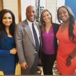 Eboni K. Williams Instagram - Vibes…⁣ ⁣ #UpFronts #StayTuned #BlackOwned #BetOnBlack ⁣ @allenmgroup @realbyronallen @thegrio @justicecentraltv The Avra Group
