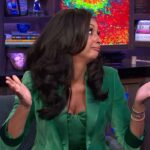 Eboni K. Williams Instagram - This was the face I SWORE I maintained throughout the #RHOP episode of @bravowwhl….. ⁣ ⁣ Swipe to see evidence to the contrary✨ ⁣ ⁣ Hope these Many Faces of EKW give you a chuckle and fantastic start to the week!! ⁣ ⁣ Now go get EVERYTHING 🖤💚⁣ Love, ⁣ Auntie E