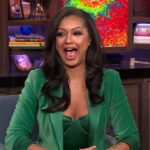 Eboni K. Williams Instagram - This was the face I SWORE I maintained throughout the #RHOP episode of @bravowwhl….. ⁣ ⁣ Swipe to see evidence to the contrary✨ ⁣ ⁣ Hope these Many Faces of EKW give you a chuckle and fantastic start to the week!! ⁣ ⁣ Now go get EVERYTHING 🖤💚⁣ Love, ⁣ Auntie E